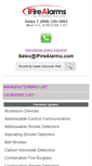 Mobile Screenshot of ifirealarms.com